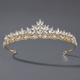 Diamond birthday crown headpiece, princess style wedding dress, hair accessories, bridal accessories, pearl crown headpiece