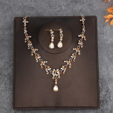 Bridal Headpiece Set Hair Accessories Crown Headband Earrings Wedding Jewelry Necklace Accessories Wedding Dress Accessories