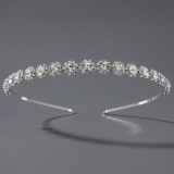 Diamond birthday crown headpiece, princess style wedding dress, hair accessories, bridal accessories, pearl crown headpiece