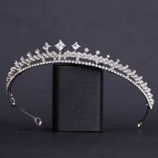 Bridal Head Accessories AAA Zircon Small Crown Wedding Hair Accessories Palace Princess Water Diamond Wedding Crown