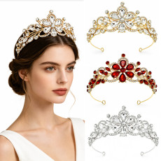 Bridal accessories, wedding crown, headband, Baroque rhinestone metal crown, wedding accessories, rhinestone crown