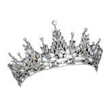 Bridal Crown Hair Accessories Full Diamond Horse Eye Princess Crown Headwear Queen Fashion Headband Accessories