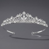 Diamond birthday crown headpiece, princess style wedding dress, hair accessories, bridal accessories, pearl crown headpiece