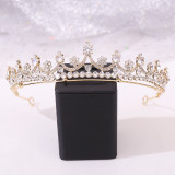 Bridal zircon crown wedding dress accessories alloy rhinestone princess headpiece