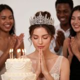 Diamond birthday crown headpiece, princess style wedding dress, hair accessories, bridal accessories, pearl crown headpiece