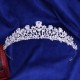 Zircon Bridal Crown Alloy Water Diamond Leaves Inlaid Zircon Headband Headwear Crown