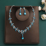 Bridal Headpiece Set Hair Accessories Crown Headband Earrings Wedding Jewelry Necklace Accessories Wedding Dress Accessories