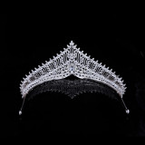 Hair accessories, bridal wedding zircon crown, wedding headdress, evening gown, wedding accessories