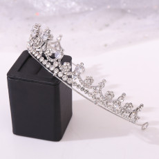 Bridal zircon crown wedding dress accessories alloy rhinestone princess headpiece