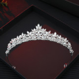 Bridal Crown Hair Accessories Baroque Crown Children's Birthday Crown Crystal Wedding Headwear Hair Hoops