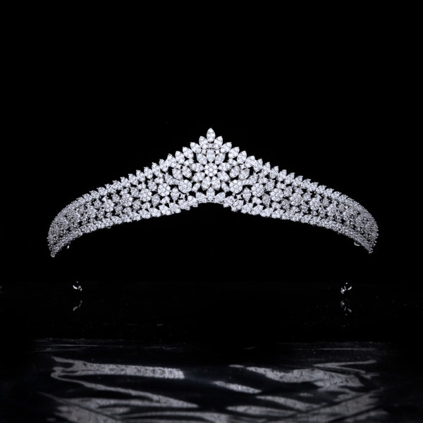 Wedding Headwear Bridal Wedding Hair Accessories Zircon Crown Princess Birthday Crown Wedding Accessories