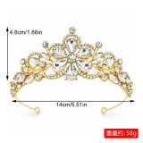 Bridal accessories, wedding crown, headband, Baroque rhinestone metal crown, wedding accessories, rhinestone crown
