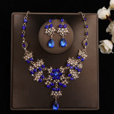 Bridal Headpiece Set Hair Accessories Crown Headband Earrings Wedding Jewelry Necklace Accessories Wedding Dress Accessories