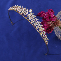 Zircon Bridal Crown Headwear Wedding Accessories Alloy Diamond Crown Headband Jewelry