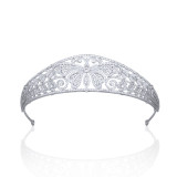 Sweet Butterfly Princess Birthday Crown Zircon Crown Bridal Wedding Headwear High end Hair Accessories