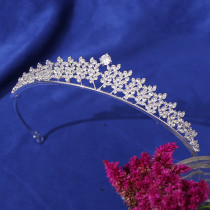 Zircon Bridal Crown Headwear Wedding Accessories Alloy Diamond Crown Headband Jewelry