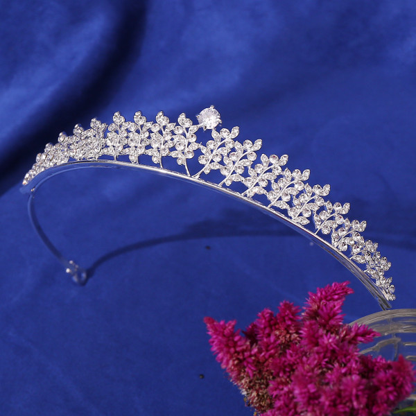 Zircon Bridal Crown Headwear Wedding Accessories Alloy Diamond Crown Headband Jewelry