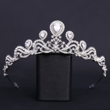 Wedding headpiece alloy rhinestone set with zircon, bridal crown headband