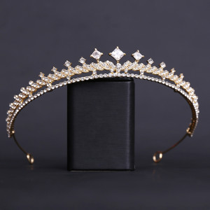 Bridal Head Accessories AAA Zircon Small Crown Wedding Hair Accessories Palace Princess Water Diamond Wedding Crown