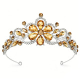 Bridal accessories, wedding crown, headband, Baroque rhinestone metal crown, wedding accessories, rhinestone crown