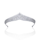 Wedding Headwear Bridal Wedding Hair Accessories Zircon Crown Princess Birthday Crown Wedding Accessories