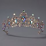 Diamond birthday crown headpiece, princess style wedding dress, hair accessories, bridal accessories, pearl crown headpiece