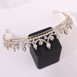 Bridal zircon crown wedding dress accessories alloy rhinestone princess headpiece