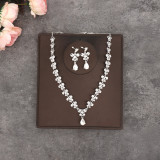 Bridal Headpiece Set Hair Accessories Crown Headband Earrings Wedding Jewelry Necklace Accessories Wedding Dress Accessories