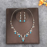 Bridal Headpiece Set Hair Accessories Crown Headband Earrings Wedding Jewelry Necklace Accessories Wedding Dress Accessories
