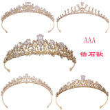 Diamond Zircon Deluxe Phoenix Crown Queen Princess Bridal Crown Wedding Dress Accessories