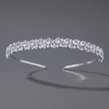 Diamond birthday crown headpiece, princess style wedding dress, hair accessories, bridal accessories, pearl crown headpiece