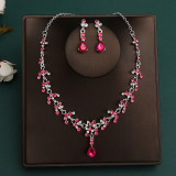 Bridal Headpiece Set Hair Accessories Crown Headband Earrings Wedding Jewelry Necklace Accessories Wedding Dress Accessories