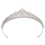 Clover Bride's Small Crown 3A Zircon Grand Palace Crown Wedding Party Full Diamond Headwear Accessories