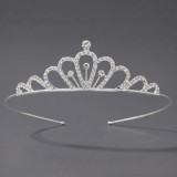 Diamond birthday crown headpiece, princess style wedding dress, hair accessories, bridal accessories, pearl crown headpiece