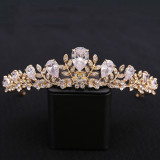 Diamond Zircon Deluxe Phoenix Crown Queen Princess Bridal Crown Wedding Dress Accessories