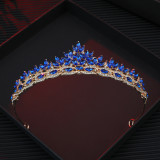 Bridal Crown Hair Accessories Baroque Crown Children's Birthday Crown Crystal Wedding Headwear Hair Hoops