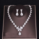 Bridal Headpiece Set Hair Accessories Crown Headband Earrings Wedding Jewelry Necklace Accessories Wedding Dress Accessories