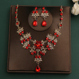 Bridal Headpiece Set Hair Accessories Crown Headband Earrings Wedding Jewelry Necklace Accessories Wedding Dress Accessories
