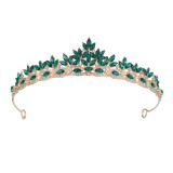 Bridal Crown Hair Accessories Baroque Crown Children's Birthday Crown Crystal Wedding Headwear Hair Hoops