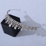 Wedding headpiece alloy rhinestone set with zircon, bridal crown headband