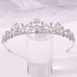 Wedding headpiece alloy rhinestone set with zircon, bridal crown headband