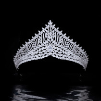 Hair accessories, bridal wedding zircon crown, wedding headdress, evening gown, wedding accessories