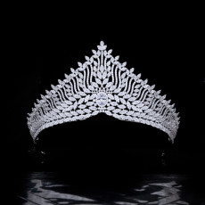 Hair accessories, bridal wedding zircon crown, wedding headdress, evening gown, wedding accessories
