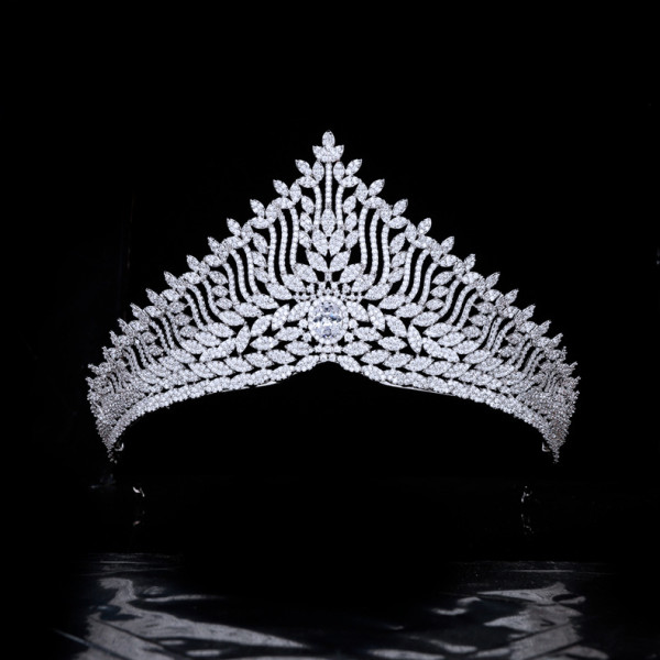 Hair accessories, bridal wedding zircon crown, wedding headdress, evening gown, wedding accessories