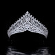 Hair accessories, bridal wedding zircon crown, wedding headdress, evening gown, wedding accessories