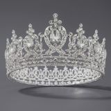 Diamond birthday crown headpiece, princess style wedding dress, hair accessories, bridal accessories, pearl crown headpiece