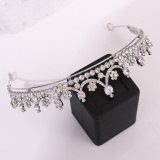 Bridal zircon crown wedding dress accessories alloy rhinestone princess headpiece