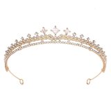 Bridal Head Accessories AAA Zircon Small Crown Wedding Hair Accessories Palace Princess Water Diamond Wedding Crown