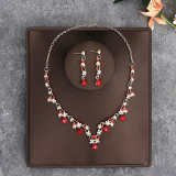 Bridal Headpiece Set Hair Accessories Crown Headband Earrings Wedding Jewelry Necklace Accessories Wedding Dress Accessories