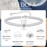 Birthday Bracelet Stainless Steel Silver Beads Heart shaped Letter Beads Adjustable Bracelet Women's Love